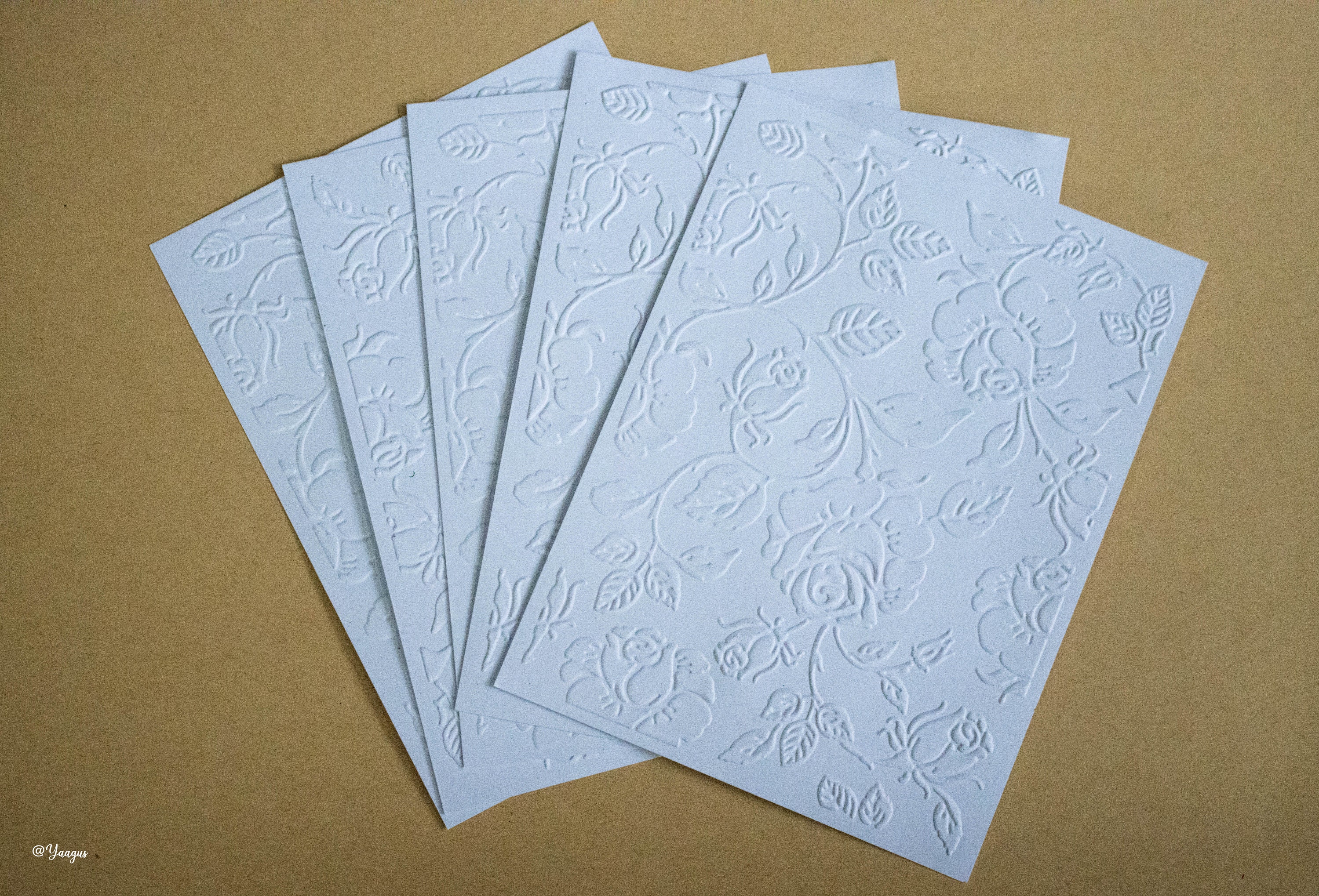 Embossed Flower Cardstock | Scrapbooking Craft Supplies - Etsy Australia