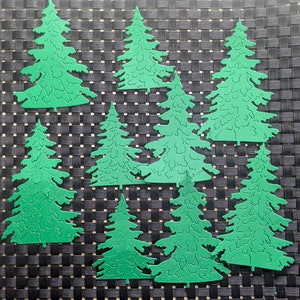 Christmas Tree Die Cuts | Christmas Tree Card Toppers | Christmas Tree Embellishments | Christmas Trees Cuts