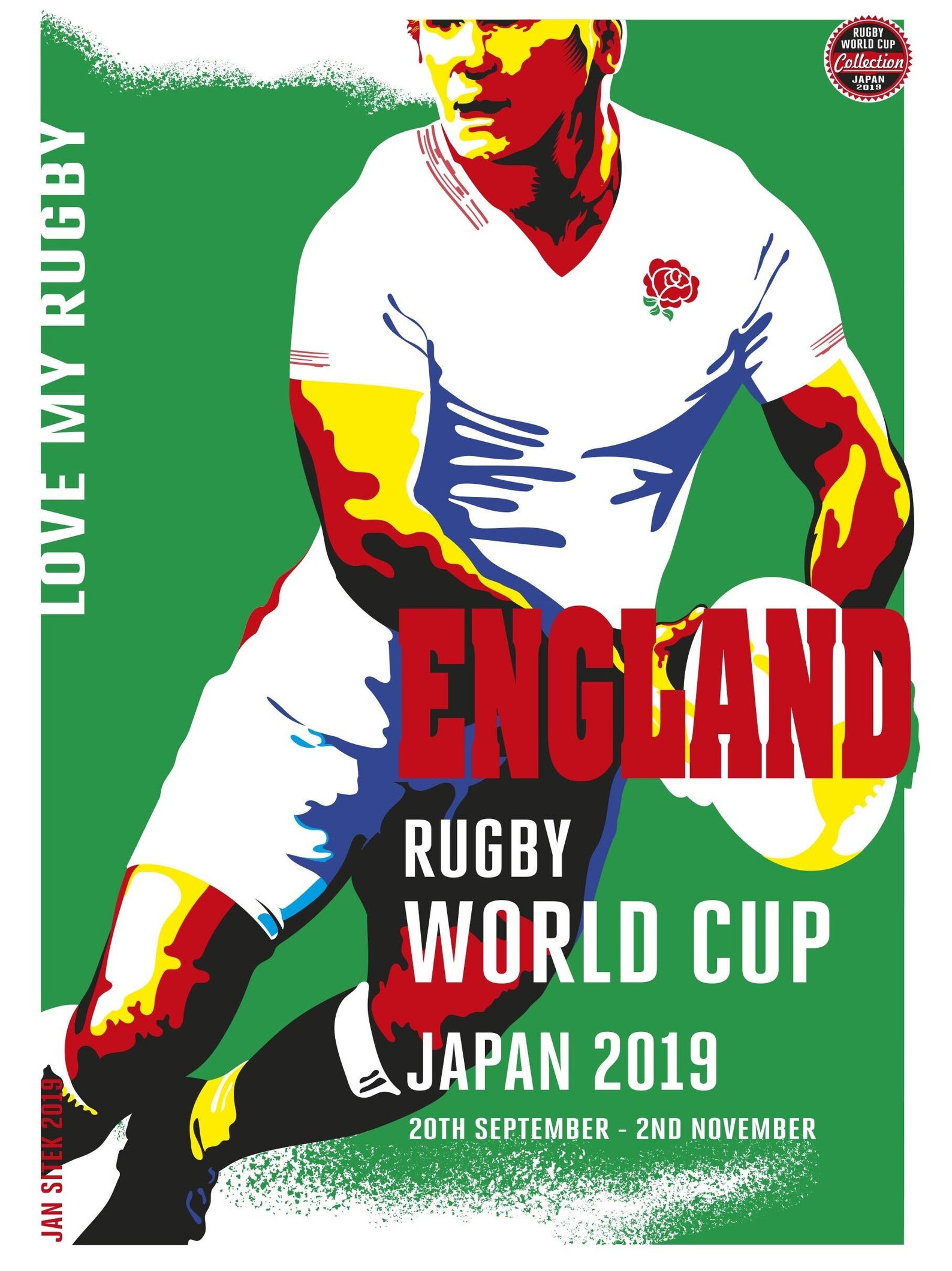 England Rugby World Cup Japan 2019 Poster Rugby Forever Etsy UK