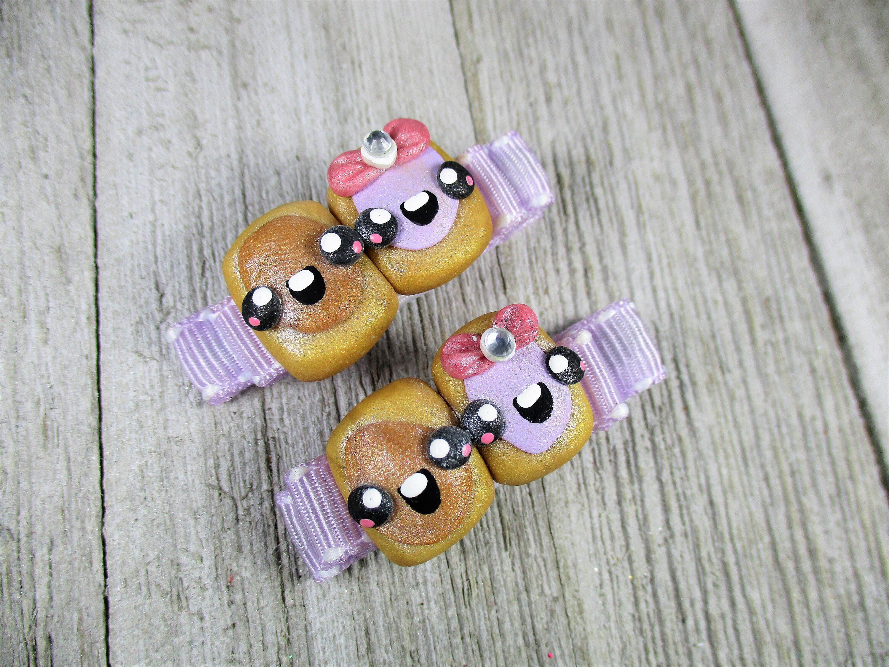 Girls Peanut Butter And Jelly Hair Clip Set For Baby And Etsy