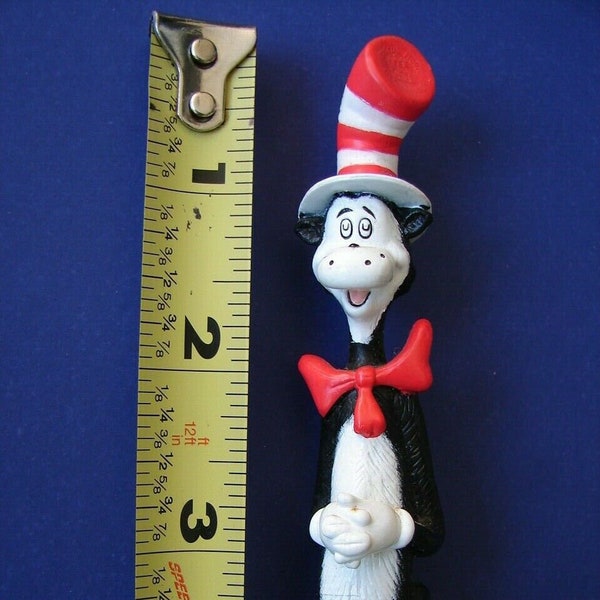 Dr. Seuss RARE Cat In The Hat 4" Tall Pencil or Pen Topper Lorax 1990's unused