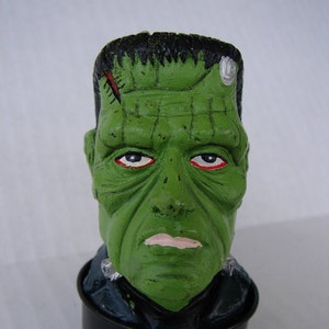 Vintage Sealed Frankenstein Small Tea Candle Universal Monsters Horror Cake Topper