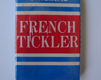 Vintage French Ticklers condom Rubber Novelty M & M Rubber Co NIB NOS Gag Gift