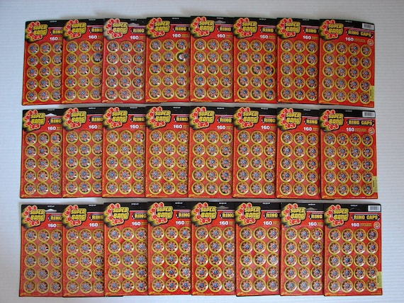 20 Rings 160 Shots Free UK P/&P 8 Shot Ring Caps