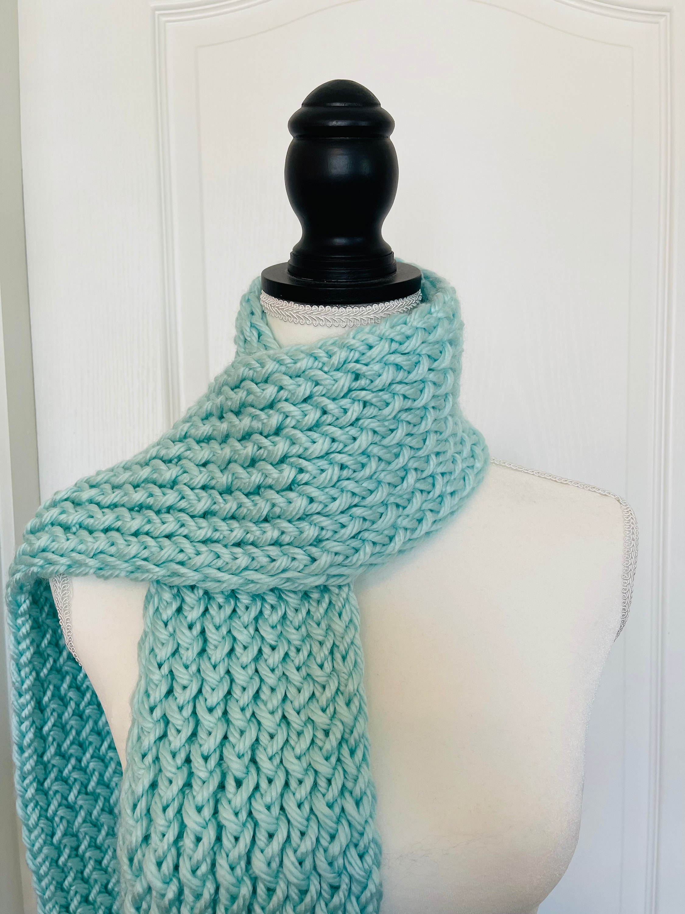 seafoam scarf pattern