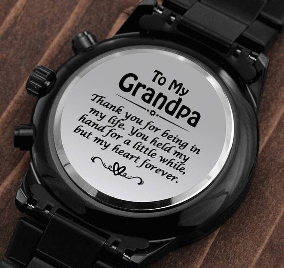 Personalized father's day watch cheap