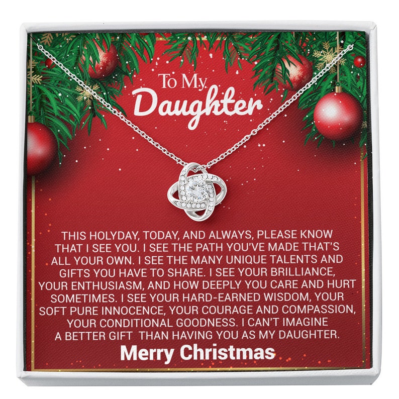 To My Daughter Necklace From Mom to Daughter Necklace for Etsy