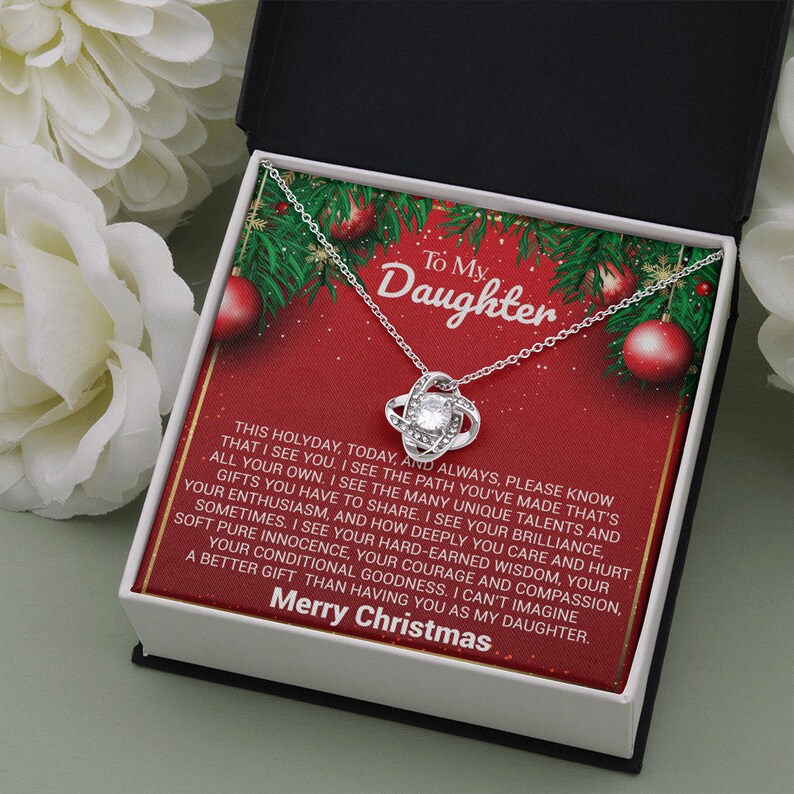 To My Daughter Necklace From Mom to Daughter Necklace for Etsy