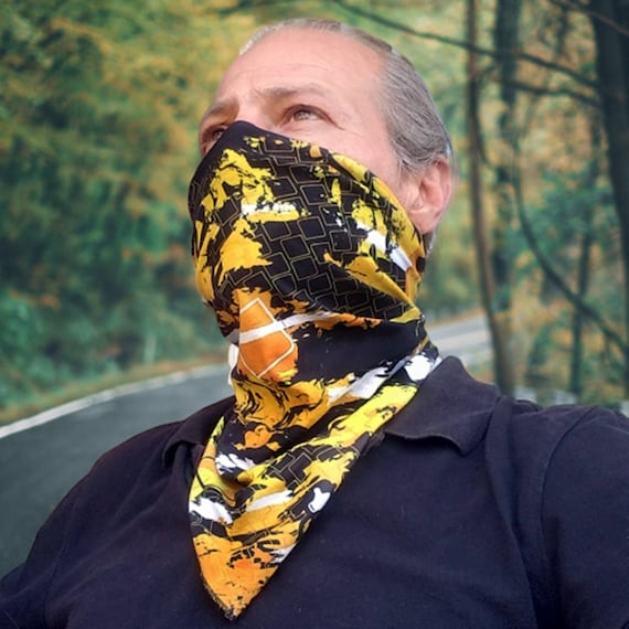 Designer face best sale scarves