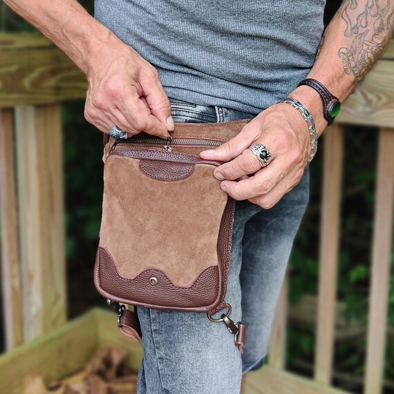 Buy Large Soft Genuine Leather Drop Leg Bag With Comfortable and Adjustable Strap Unisex Fanny Pack Bag Leather Fanny Bag Gift Ideas Online in India Etsy
