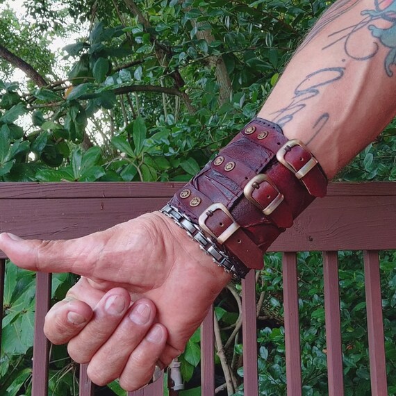 Men's Copper Elk Bracelets, Wholesale Copper Embossed Bracelets
