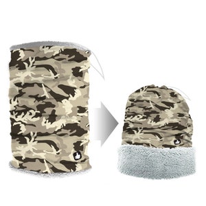 Kalahari Camo Plush Balance High Quality 100% Extreme Weather Fit Tube Bandana-Quality Gift Active Purpose Headwear Face Shield