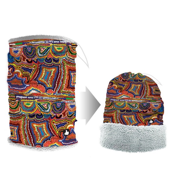 Aborigine Plush Balance High Quality 100% Extreme Weather Fit Multicolor Tube Bandana-Quality Gift Active Purpose Headwear Face Shield