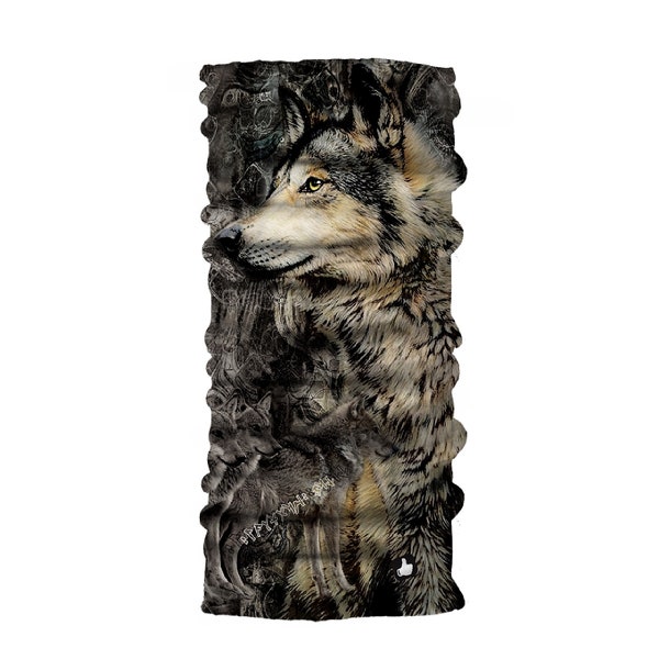 Cou Gaiter-Masque Facial-Foulards-Headband-Wolf Pack Design Bandana-Quality Gift Headwear Face Shield