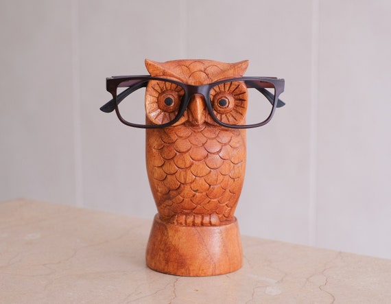 owl glasses holder