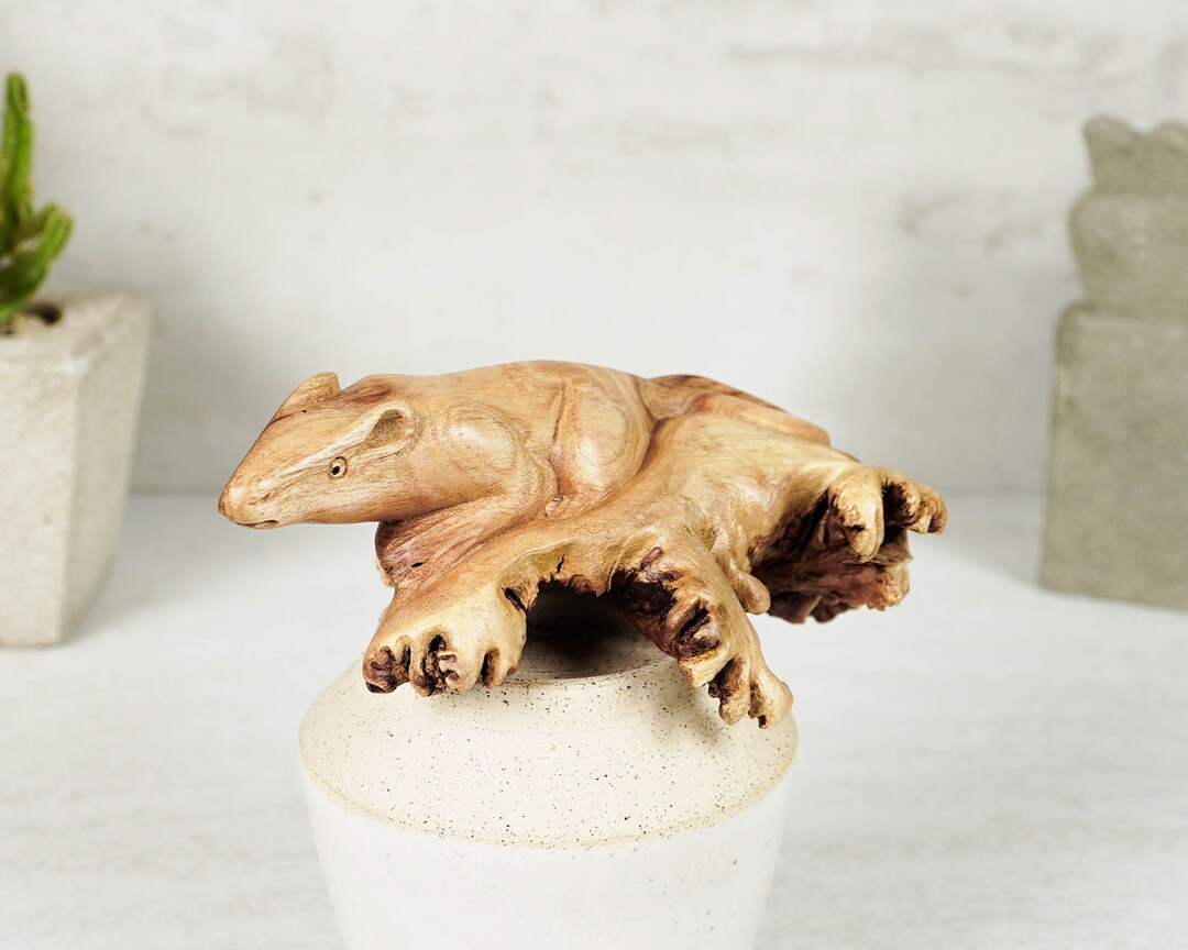 ネズミ金属彫像オブジェ置物インテリア工芸品美術品A3401