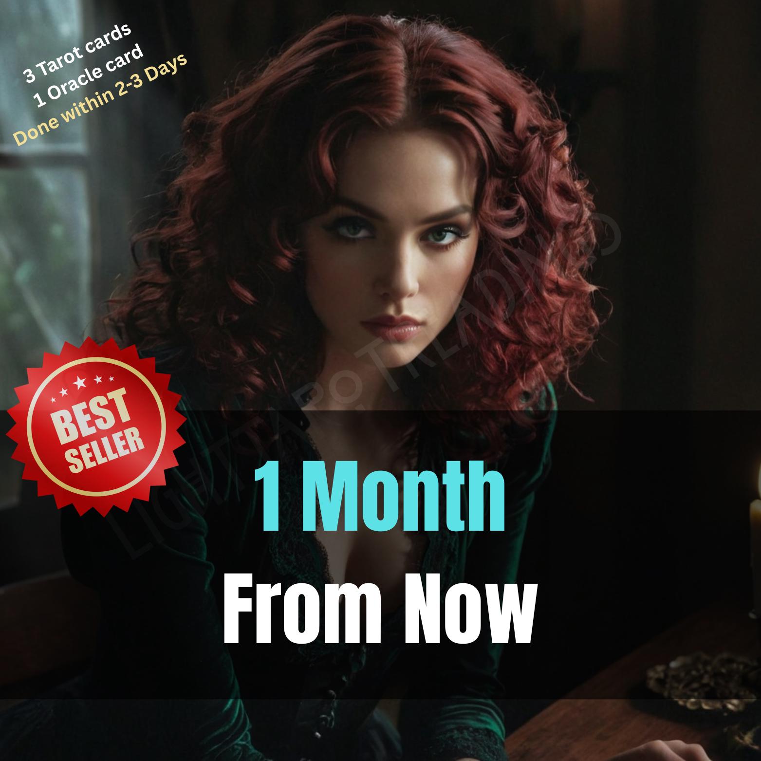 1 Month Psychic Tarot Reading: Love, Career & Money 30 Day Prediction