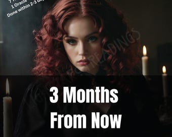 3 Month Future Prediction: Psychic Tarot Forecast for Love, Career & Life