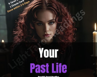 Your Past Life Psychic Tarot Reading: Akashic Records, Karmic Soul Journey and Spiritual Guidance