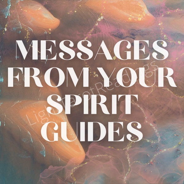 Messages from your Spirit Guides, Spiritual Tarot Psychic Reading, PDF