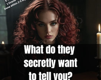 Love Interest Tarot Reading: What They Secretly Want to Tell You (PDF)