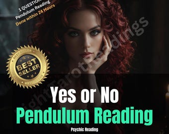 Yes or No Pendulum Reading, Fast Psychic Answers, One Question Tarot, Clairvoyant Reading, Love Tarot Reading, Same Day Reading