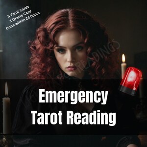 Lettura dei tarocchi d'emergenza, risposte in giornata, stesura di 5 carte con oracolo, domande urgenti su amore, carriera, vita, intuizione psichica rapida, dalle 12 alle 19 PST