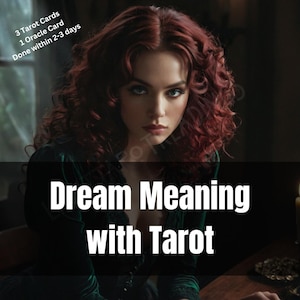 Traumbedeutungslesung, Tarot und psychische Traumdeutung, Spirituelle Botschaften aus Träumen, Genaue Einsicht, PDF