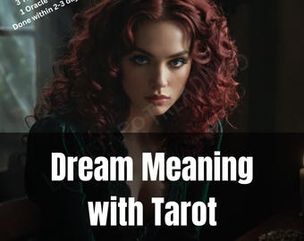 Traumbedeutung Tarot-Lesung, was bedeutet mein Traum Psychic, Traumdeutung und spirituelle Einsichten, Intuitives Lesen, Lesen am selben Tag
