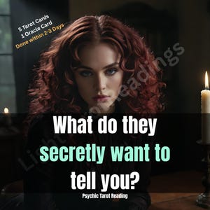 Love Interest Tarot Reading: What They Secretly Want to Tell You (PDF)