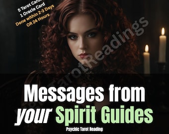 Mensajes de tus guías espirituales, lectura de mensajes angelicales, lectura de tarot psíquico, guía intuitiva, mensajes divinos, apoyo para obtener claridad el mismo día.