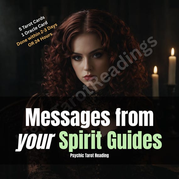 Messages From Your Spirit Guides, Angel Message Reading Psychic Tarot Reading, Intuitive Guidance, Divine Messages, Clarity Support Same Day