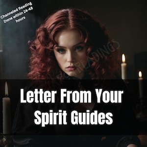 Personalized Spirit Guide Letter: Channeled Psychic Guidance & Protection