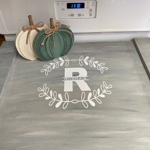 Stovetop cover / Noodle board/ Electric Stove Cover/ Glass Cooktop/Burner Cover/Decorative Stove Cover