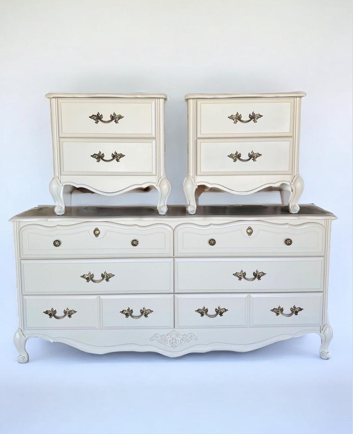 French Provincial Dresser Set/ Shabby Chic Dresser/ Dresser/farmhouse ...