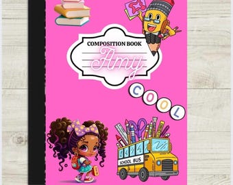 Notitieboek met aangepaste compositie