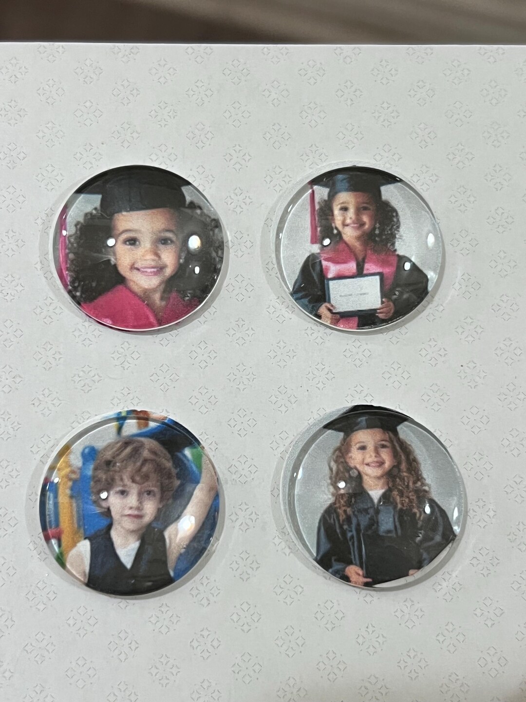 Custom Glass Photo Magnets / Fridge Magnets 1 Inch Personalized ...