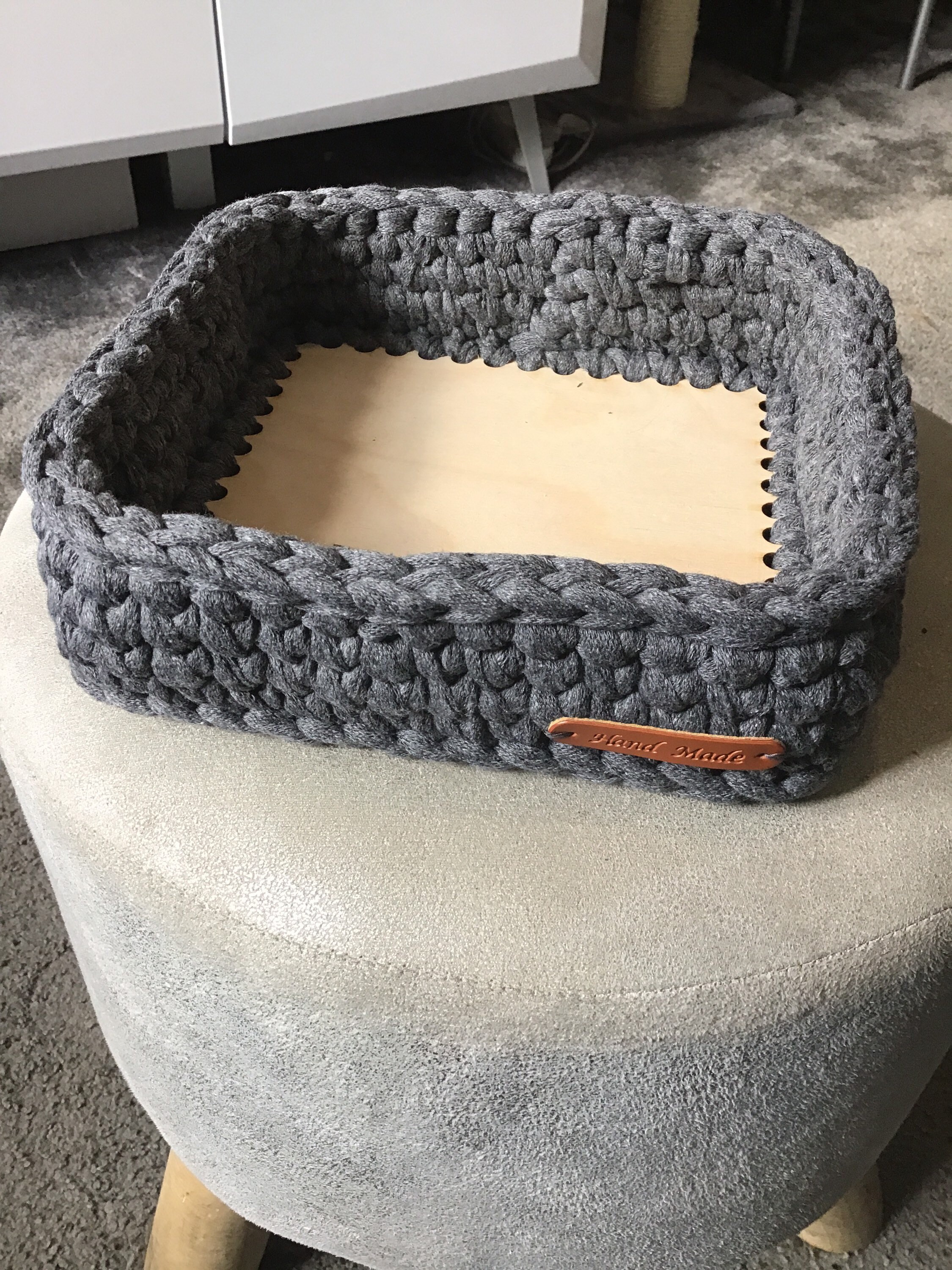 Grauer Aufbewahrungskorb Home Decor Dekoration Lagerung | Etsy