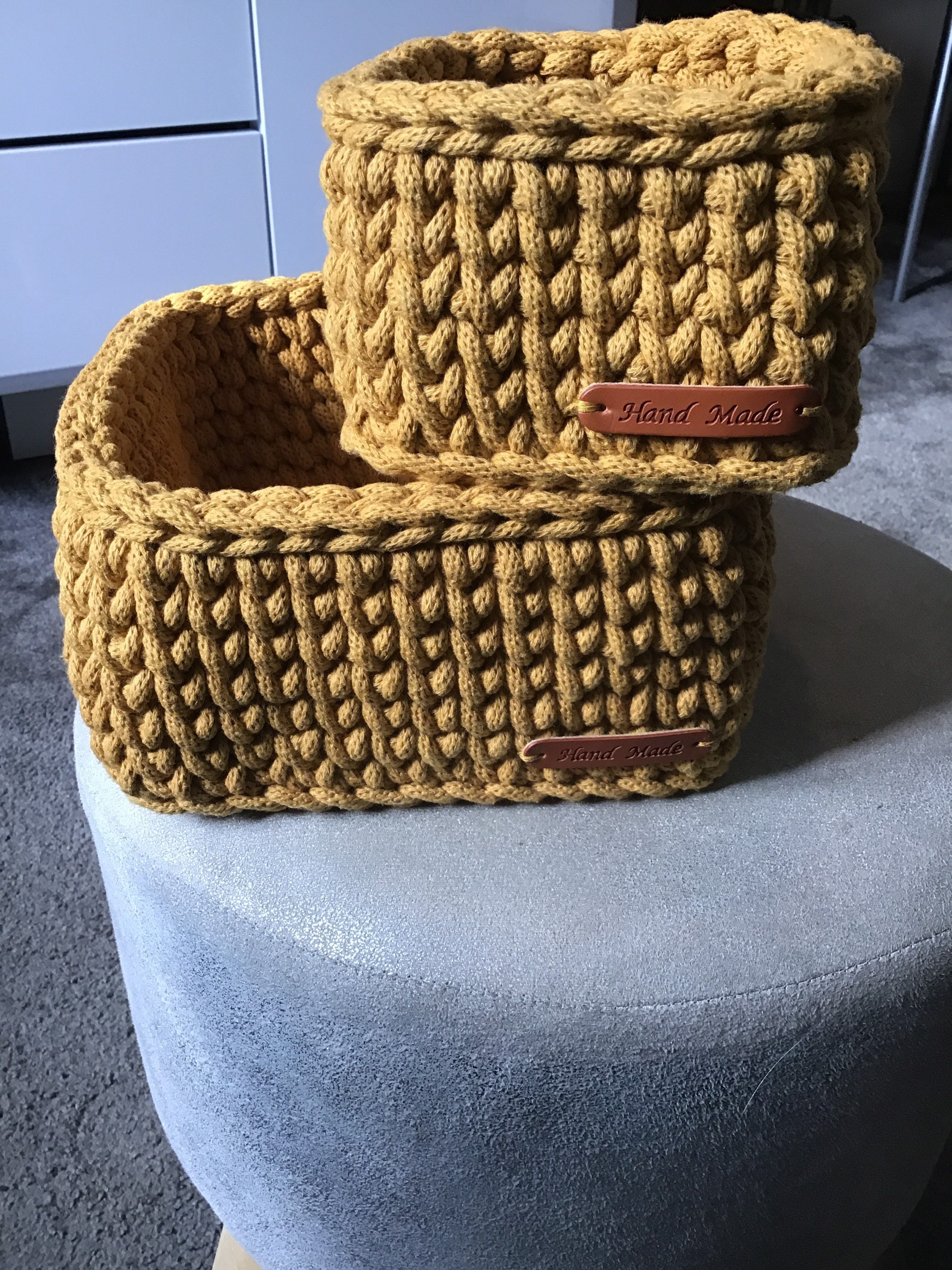 Cesta de almacenamiento decoración del hogar decoración | Etsy