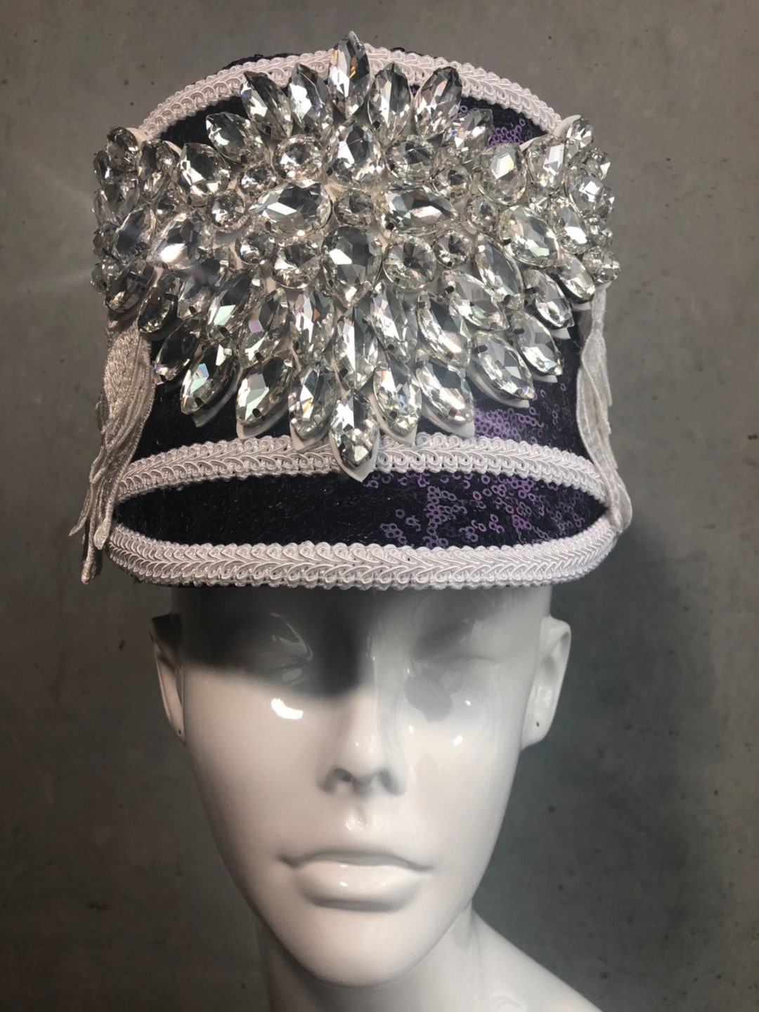 Purple Rain, Festival, Burning Man, Marching Band Hat Etsy