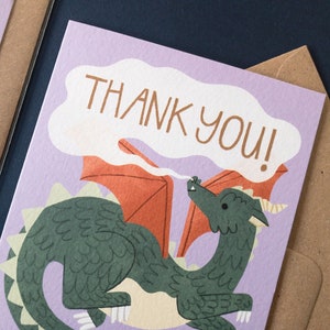 Dragon Thank You Card / You're a Legend / Magical Dragon Illustration / Card for Friend image 2