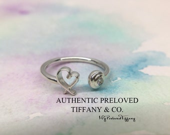 Loving Heart Wire Ring Tiffany Flash 