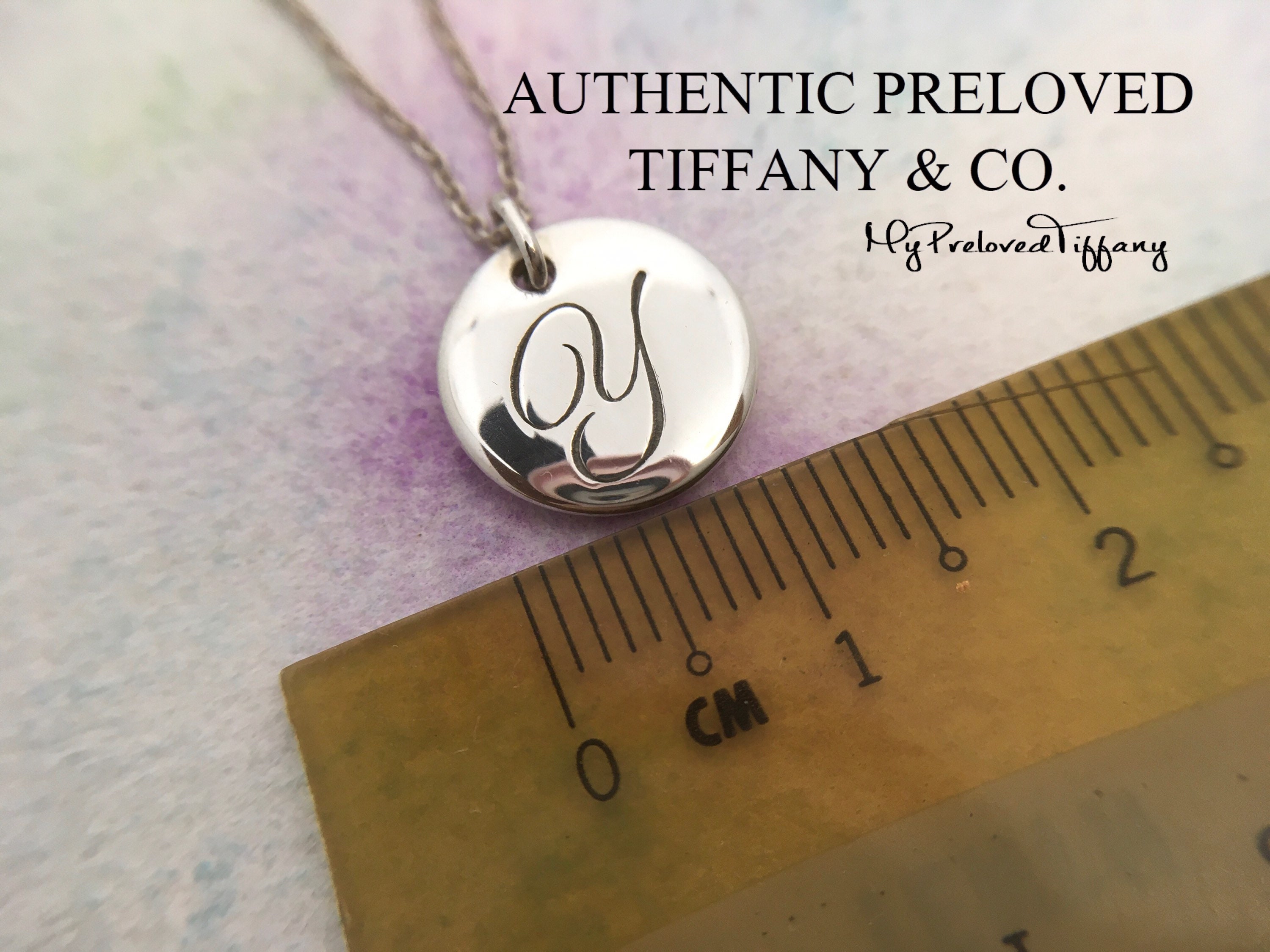 Tiffany sale letter charm