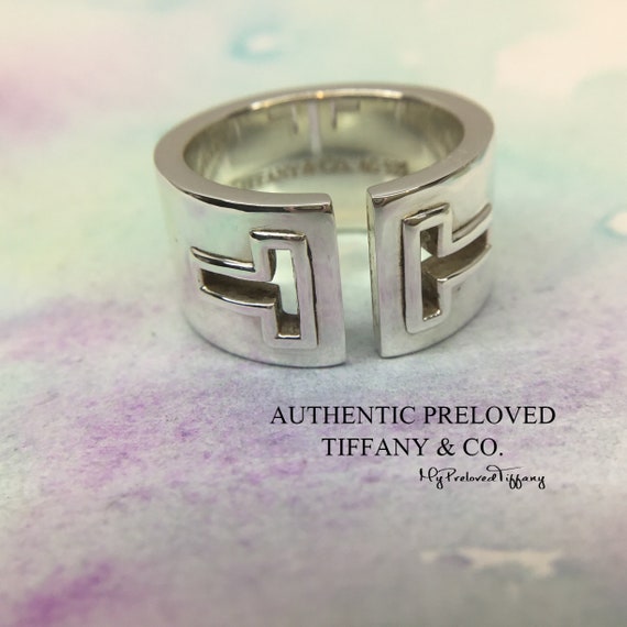 Tiffany & Co. Rose Gold Diamond T Two Ring 0.12ct E/VS | Rich Diamonds