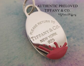 Tiffany pink clearance heart charm