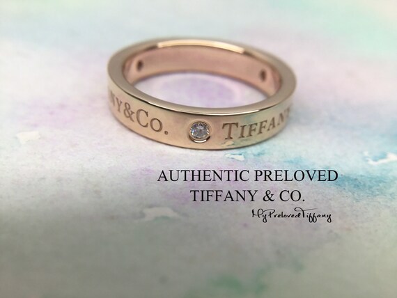 Tiffany logo ring sale