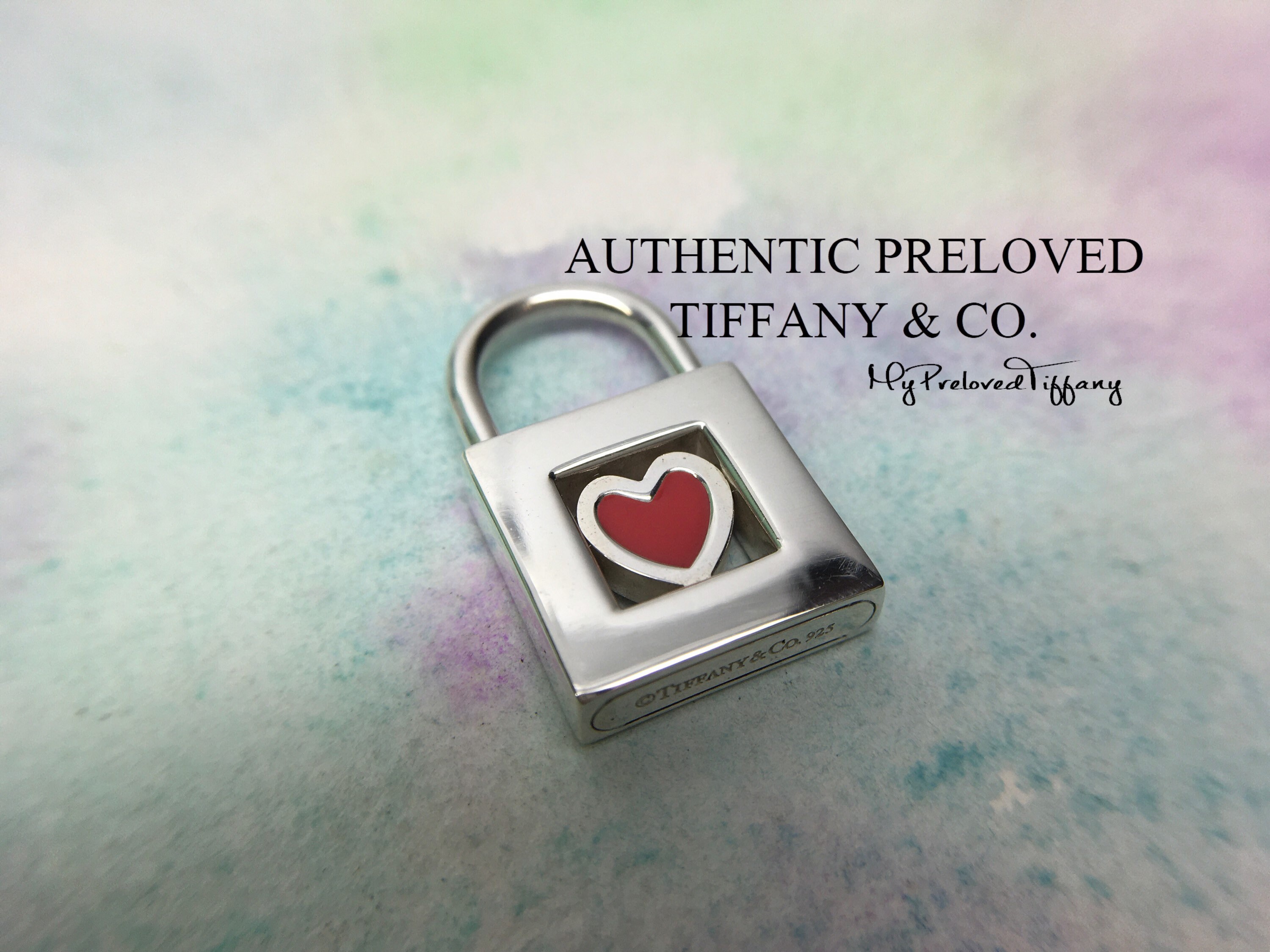 RARE Authentic Tiffany \u0026 Co. Red Enamel 