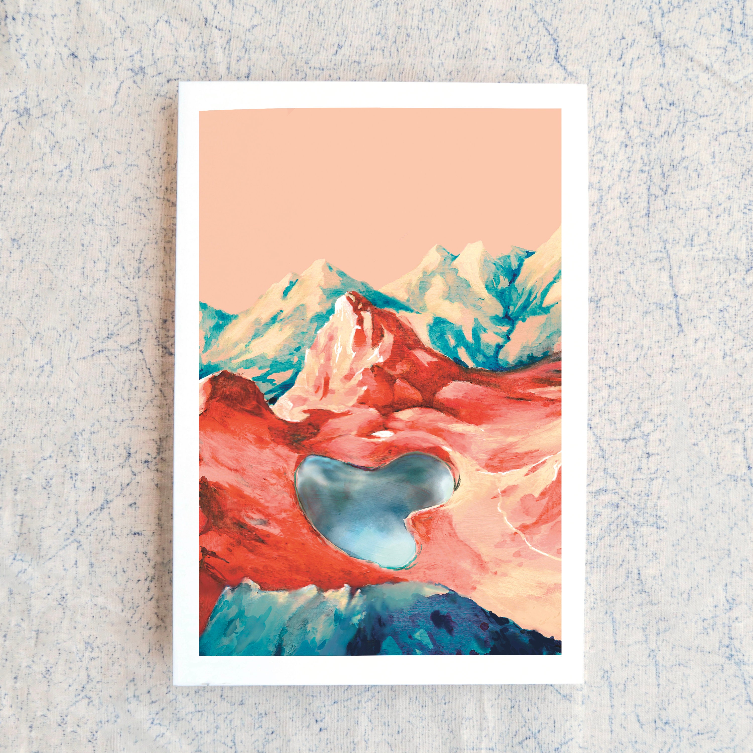 Lac de Montagnon - Print A5