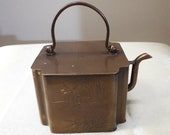 Antique Chinese Brass Reflux Teapot,Republic China Period , quot 荣宝斋