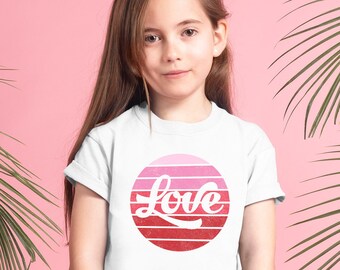 Kids Valentines Shirt, Valentine's Day Shirt For Kids, Youth Shirt, Toddler Shirt, Leopard Heart Kids T-Shirt, Valentine Shirt Baby Unisex